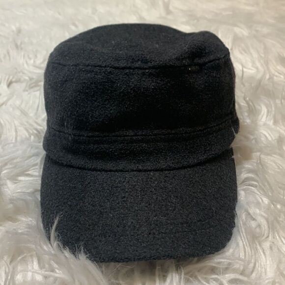 🟢3 for $20——CAP & Tomato wool blend flat top hat baseball hat gray with inset - Picture 3 of 9